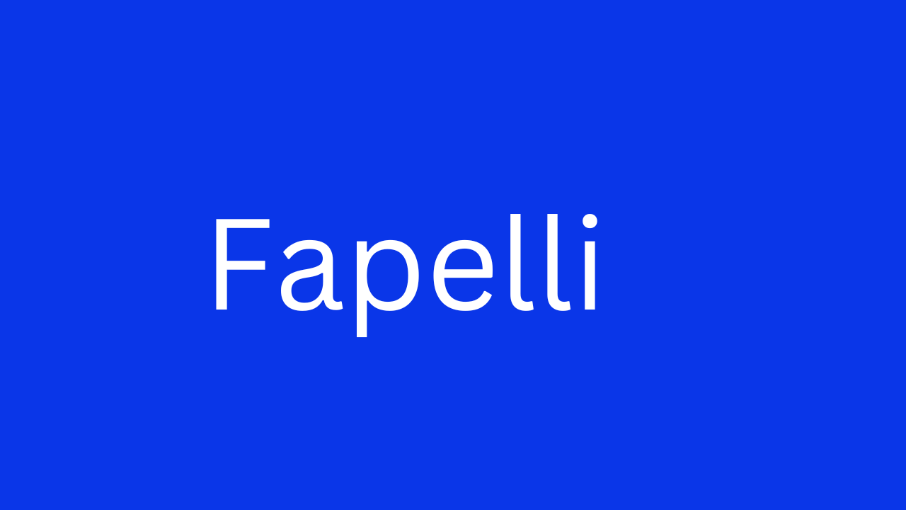 What Is Fapelli and How Does It Work?