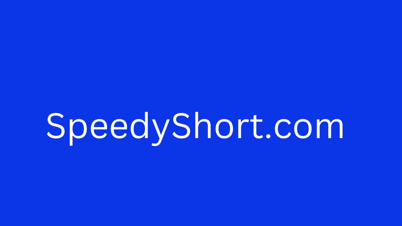 What Is SpeedyShort.com and How Does It Work?